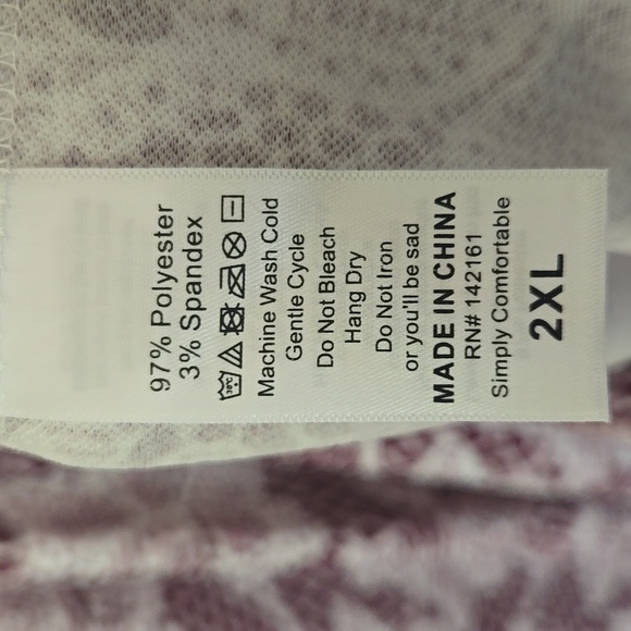 Lularoe Amelia dress, size 2X (22/24), w/ pockets! - Picture 7 of 10